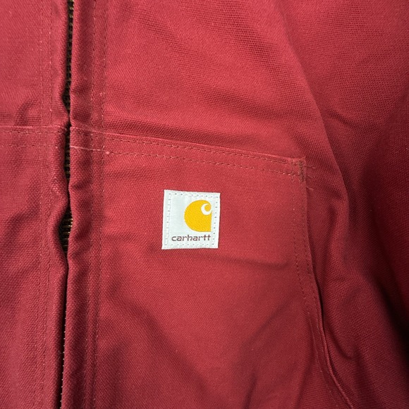 Carhartt Active Jacket Quilt Lined Mens 3XL J140 DKR Dark Red NWT NOS - Picture 13 of 16
